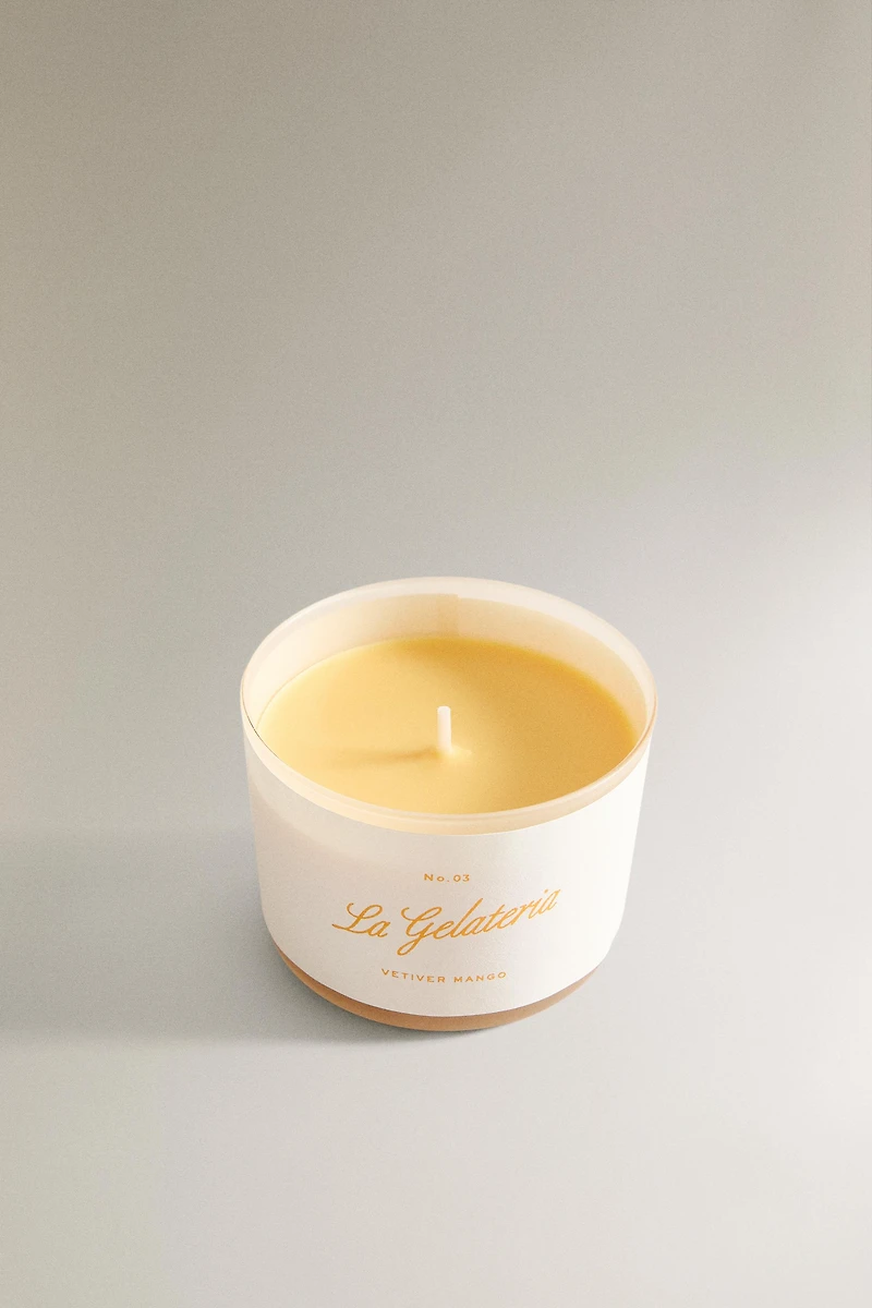 (150 G) VETIVER MANGO SCENTED CANDLE