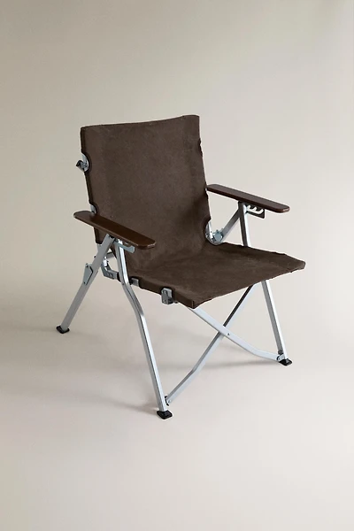 CHAISE PLIANTE AVEC POIGNÉE ET ACCOUDOIRS