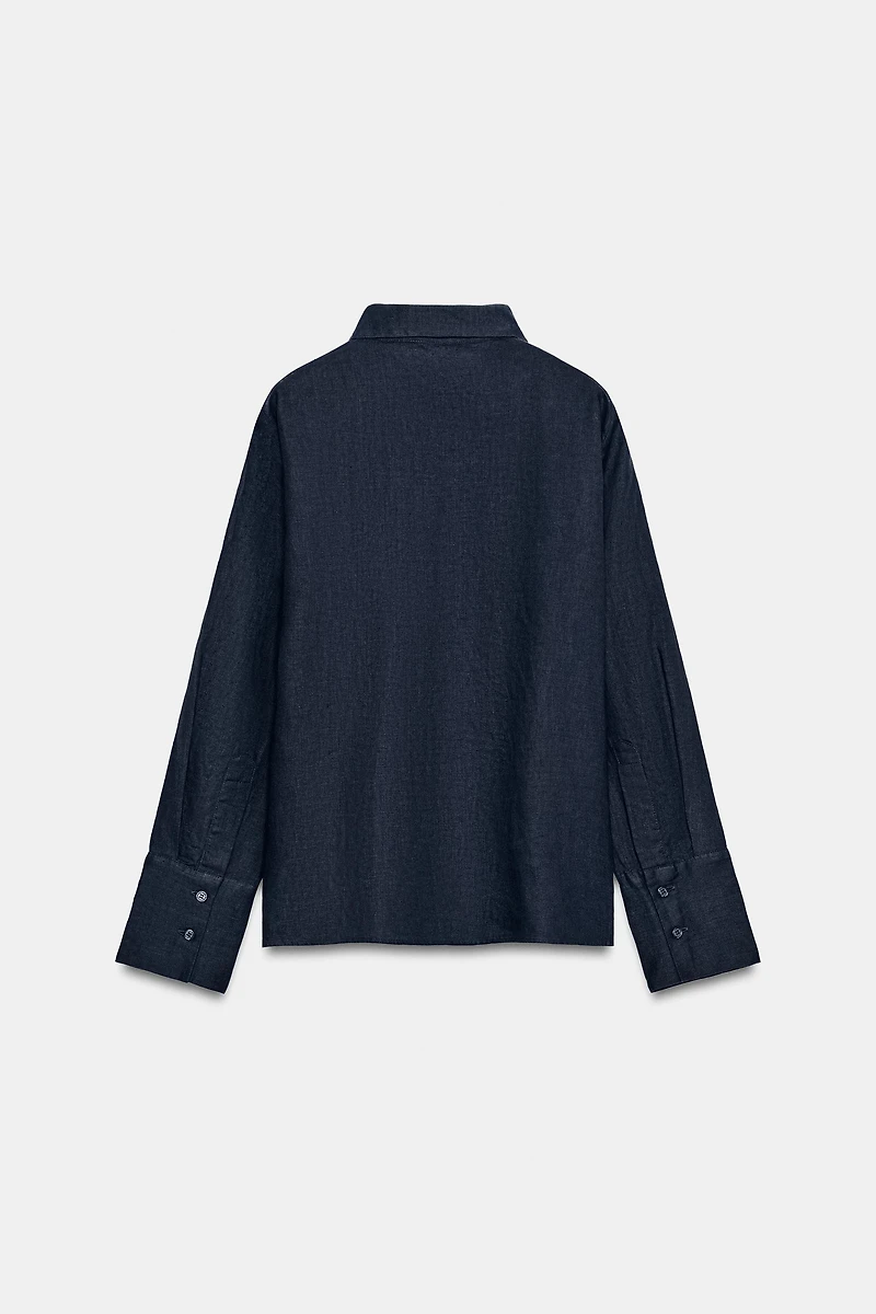 100% LINEN SHIRT ZW COLLECTION
