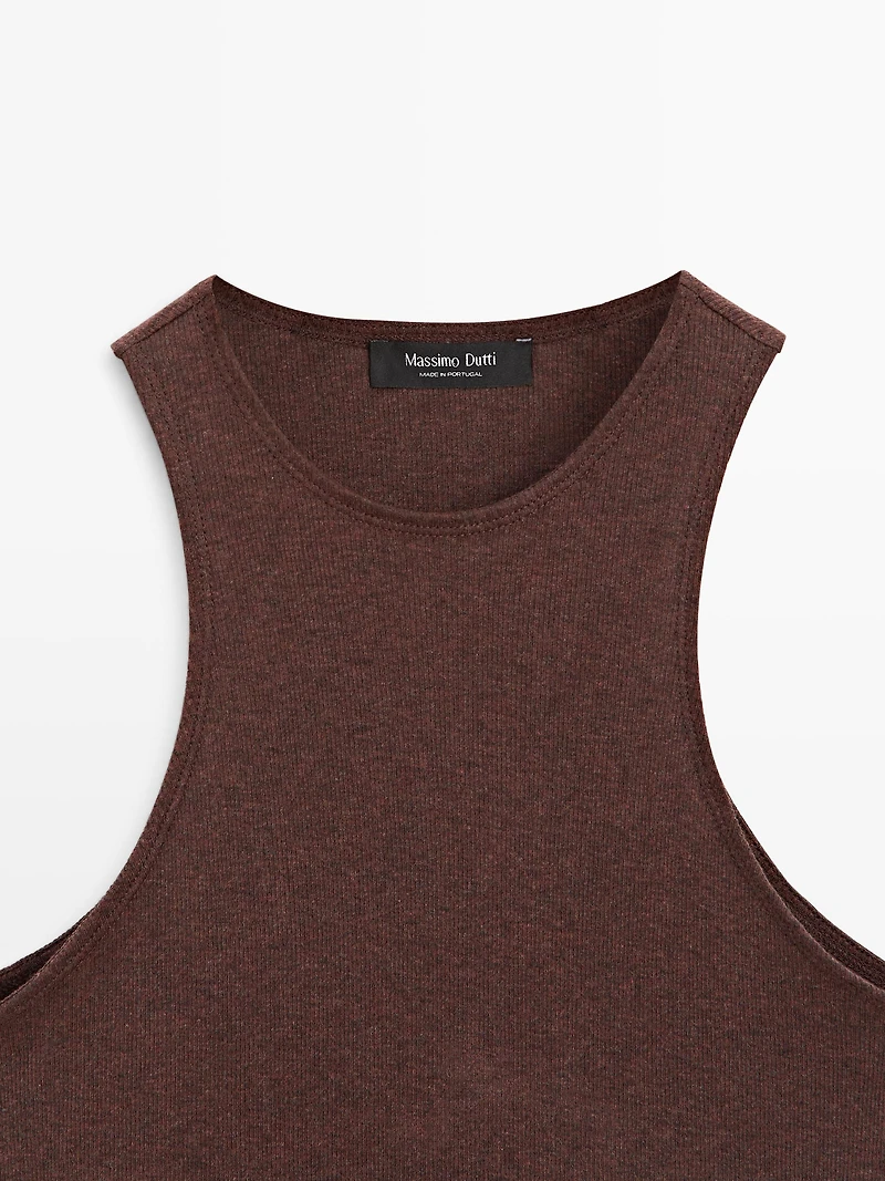 Lightweight 100% cotton knit top