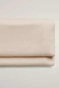 SATEEN FLAT SHEET WITH TRIM (300 THREAD COUNT)