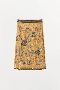 LIMITED EDITION BEADED EMBROIDERED SKIRT