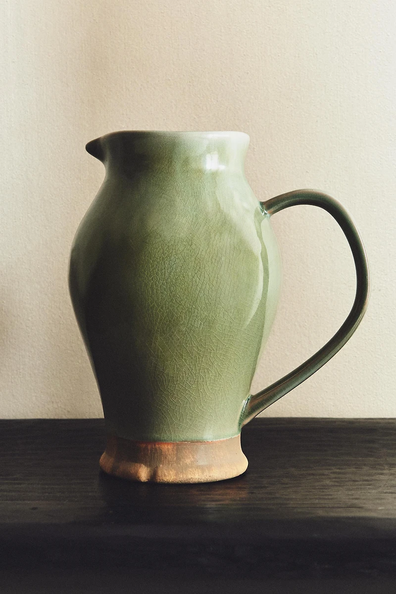GREENISH CERAMIC VASE