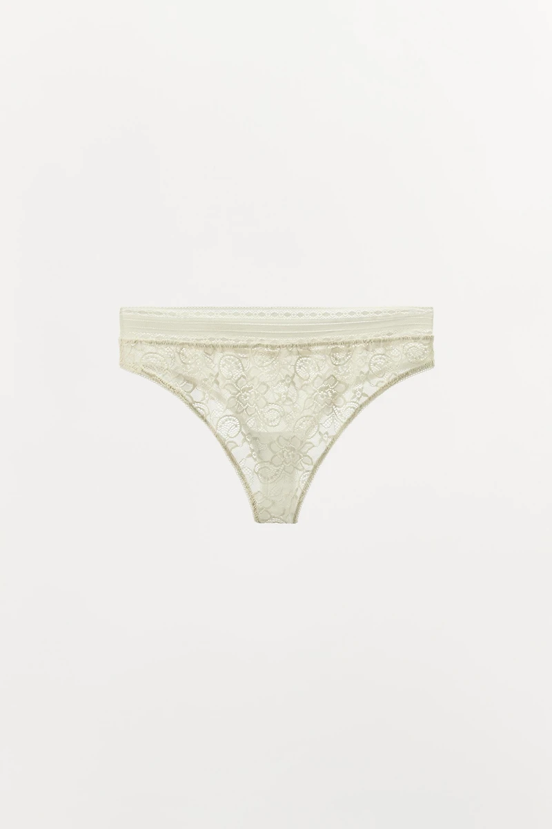 LACE BOXER BRIEFS
