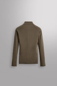 COMPRESSION QUARTER-ZIP SKI T-SHIRT