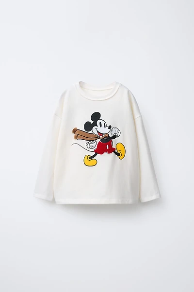 T-SHIRT MEDIUM WEIGHT BRODÉ MICKEY MOUSE © DISNEY