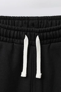 BARREL PLUSH PANTS WITH LABEL