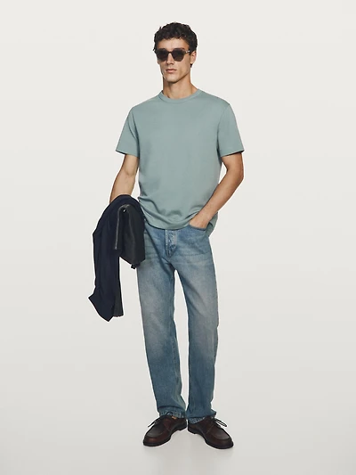100% cotton short-sleeve T-shirt