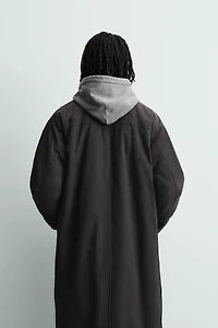 MANTEAU EN DENIM DÉLAVÉ