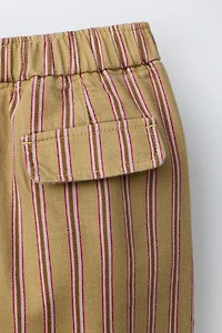 STRIPED BAGGY PANTS