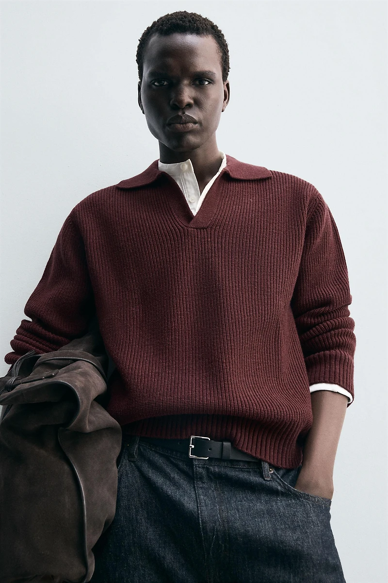 PEARL KNIT POLO SHIRT