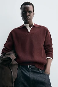 PEARL KNIT POLO SHIRT