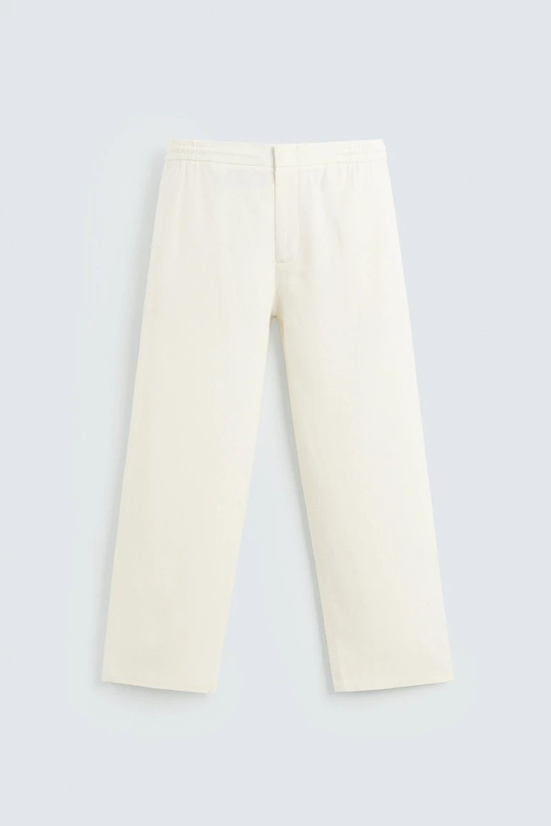 VISCOSE - JUTE PANTS