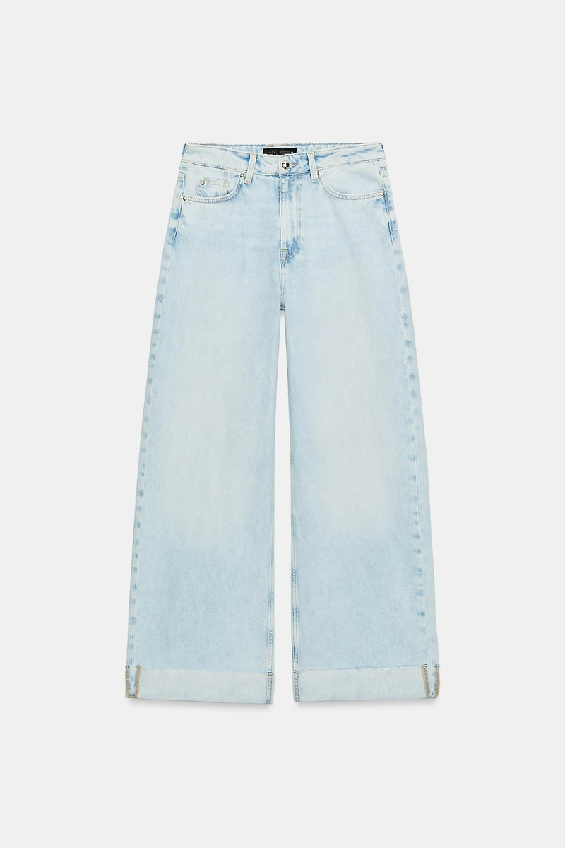 Z1975 MID-RISE BARREL LEG CUFFED JEANS