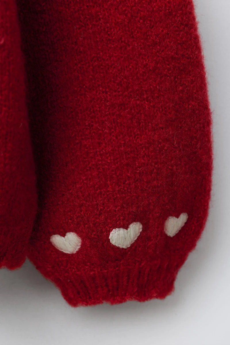 REINDEER PRINT KNIT JUMPER