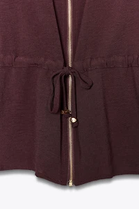 DRAWSTRING SAFARI JACKET