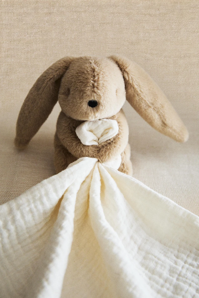 KIDS RABBIT BLANKET TOY