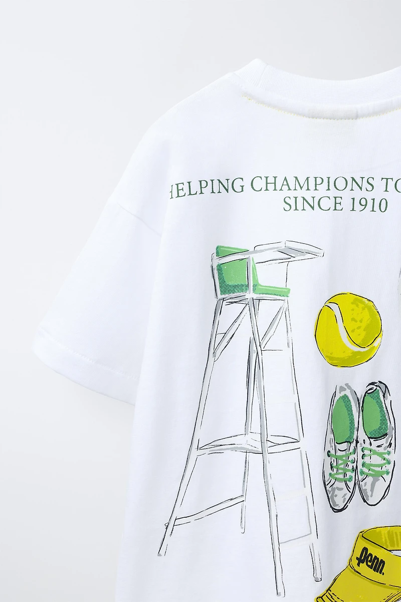 PENN © RACKET PRINT T-SHIRT