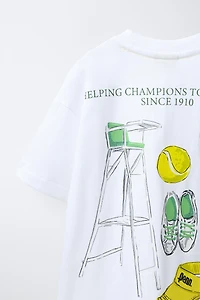 PENN © RACKET PRINT T-SHIRT