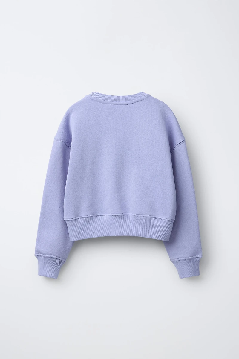 TEXT PRINT SWEATSHIRT