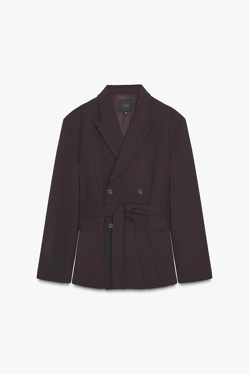 BELTED BLAZER