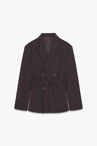 BELTED BLAZER