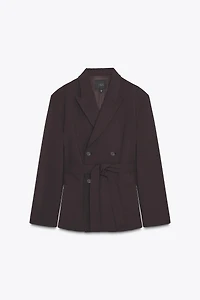 BELTED BLAZER