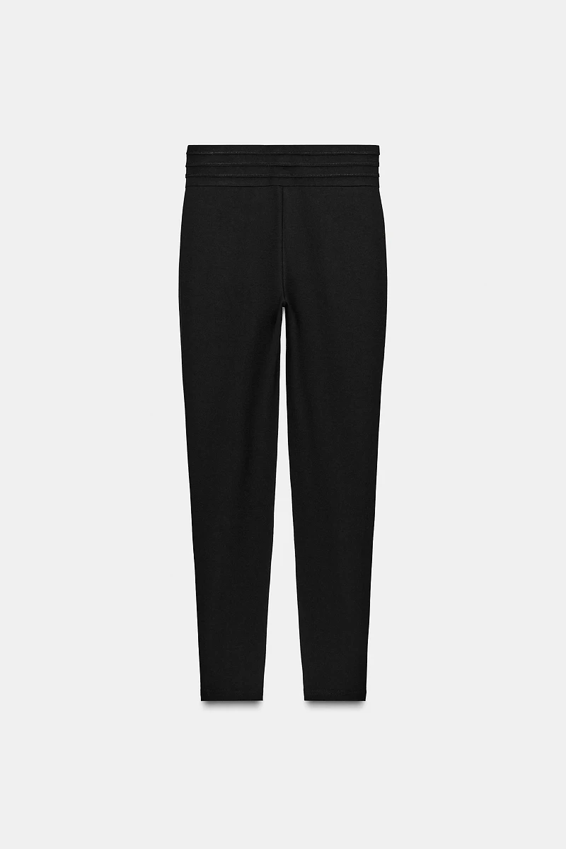 JEWEL BUTTON LEGGINGS