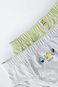 1 1/2-6 YEARS/ SIX-PACK OF PUPPY UNDERWEAR