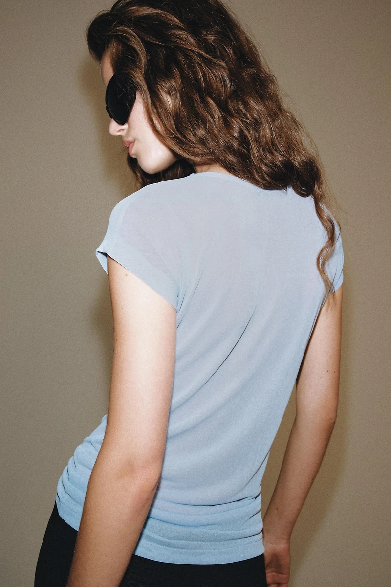 SEMI-SHEER T-SHIRT