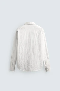 CHEMISE RELAXED FIT EFFET FROISSÉ