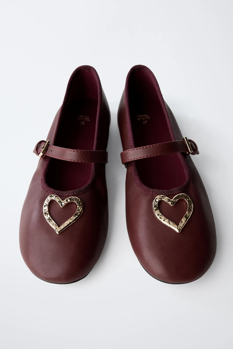 HEART BALLET FLATS