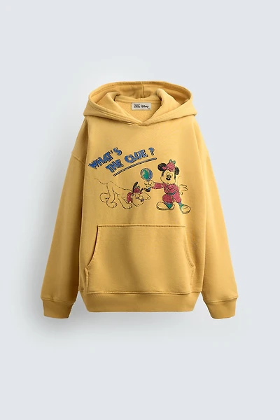 7-14 YEARS / PLUTO + MICKEY MOUSE HOODIE HARRY LAMBERT FOR ZARA X DISNEY