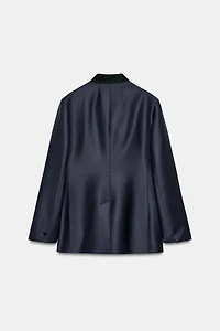 ZW COLLECTION FITTED CONTRAST BLAZER