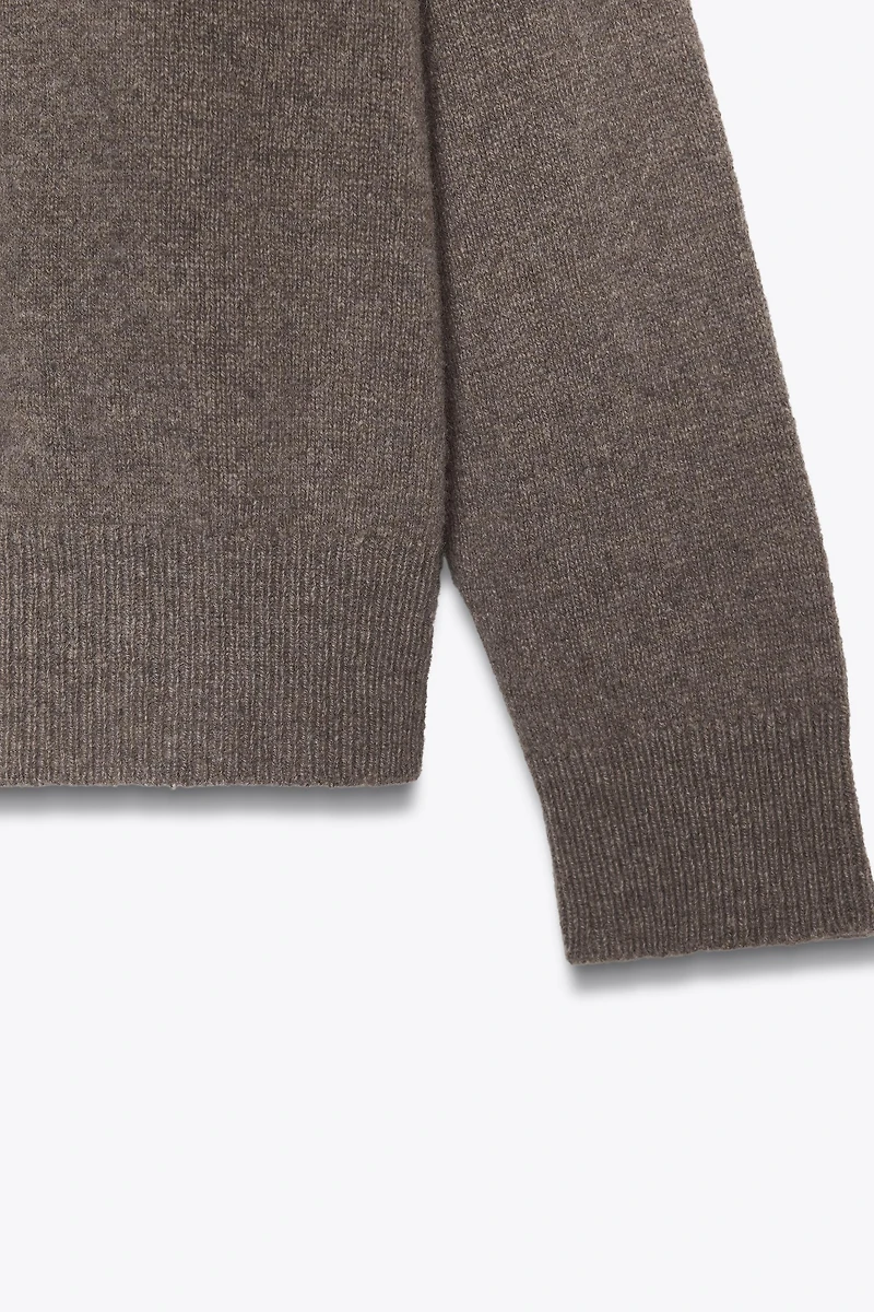 PULL CACHEMIRE ET LAINE MANCHES LONGUES