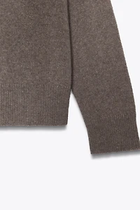 PULL CACHEMIRE ET LAINE MANCHES LONGUES