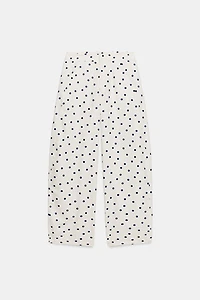 POLKA DOT BARREL PANTS