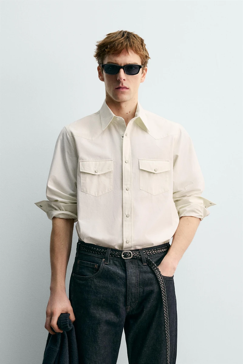 CHEMISE WESTERN AARON LEVINE X ZARA