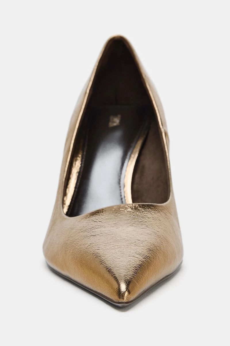 METALLIC EFFECT HEELS