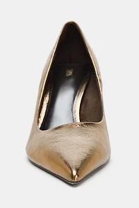 METALLIC EFFECT HEELS