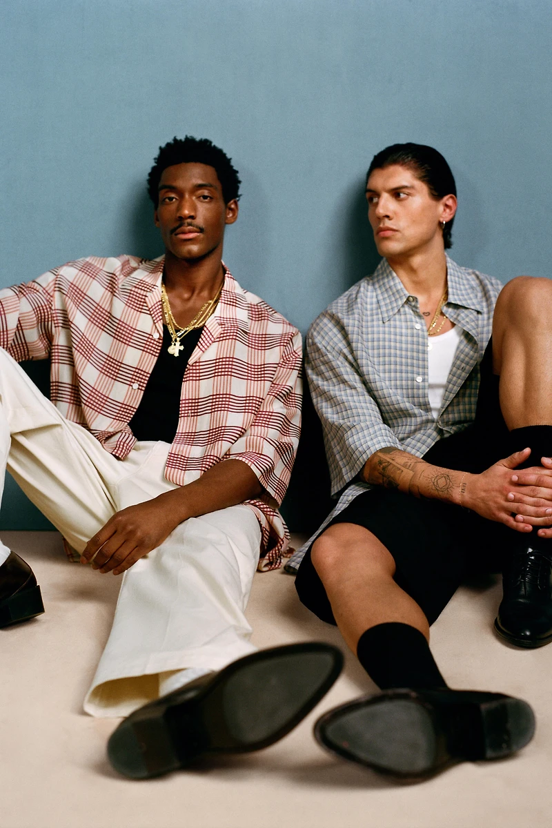 WILLY CHAVARRIA X ZARA OVERSIZED PLAID SHIRT