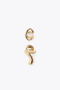 LOT DE 2 BOUCLES D'OREILLES EARCUFF