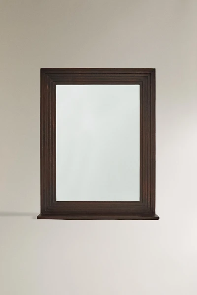 MIROIR MURAL EN BOIS