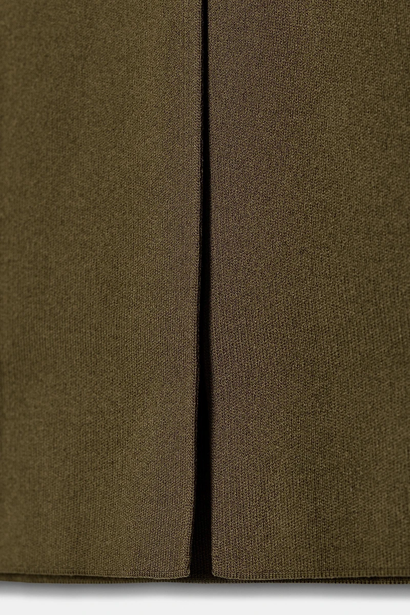 JUPE MI-LONGUE TUBE EN MAILLE