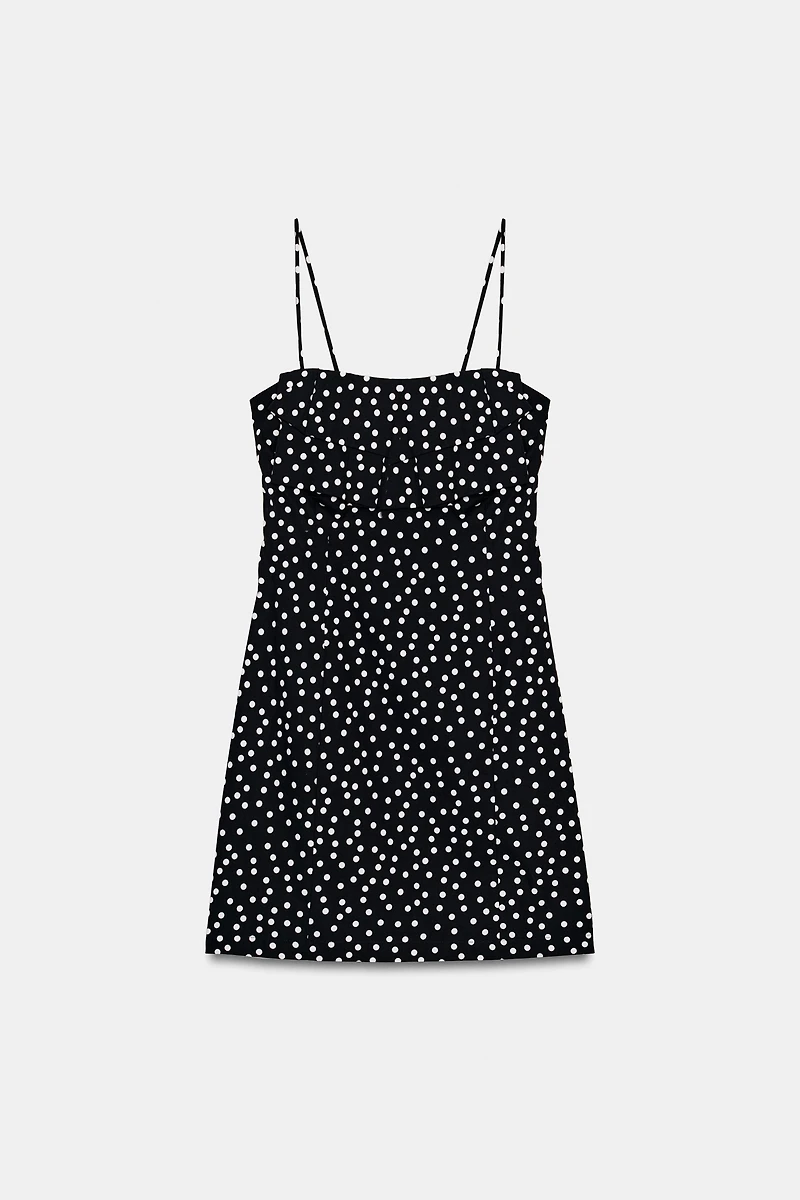 ROBE COURTE À POIS