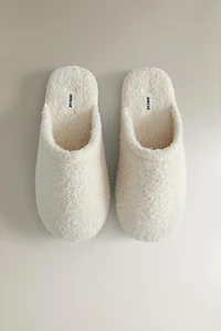 TERRY FLATFORM SLIPPERS