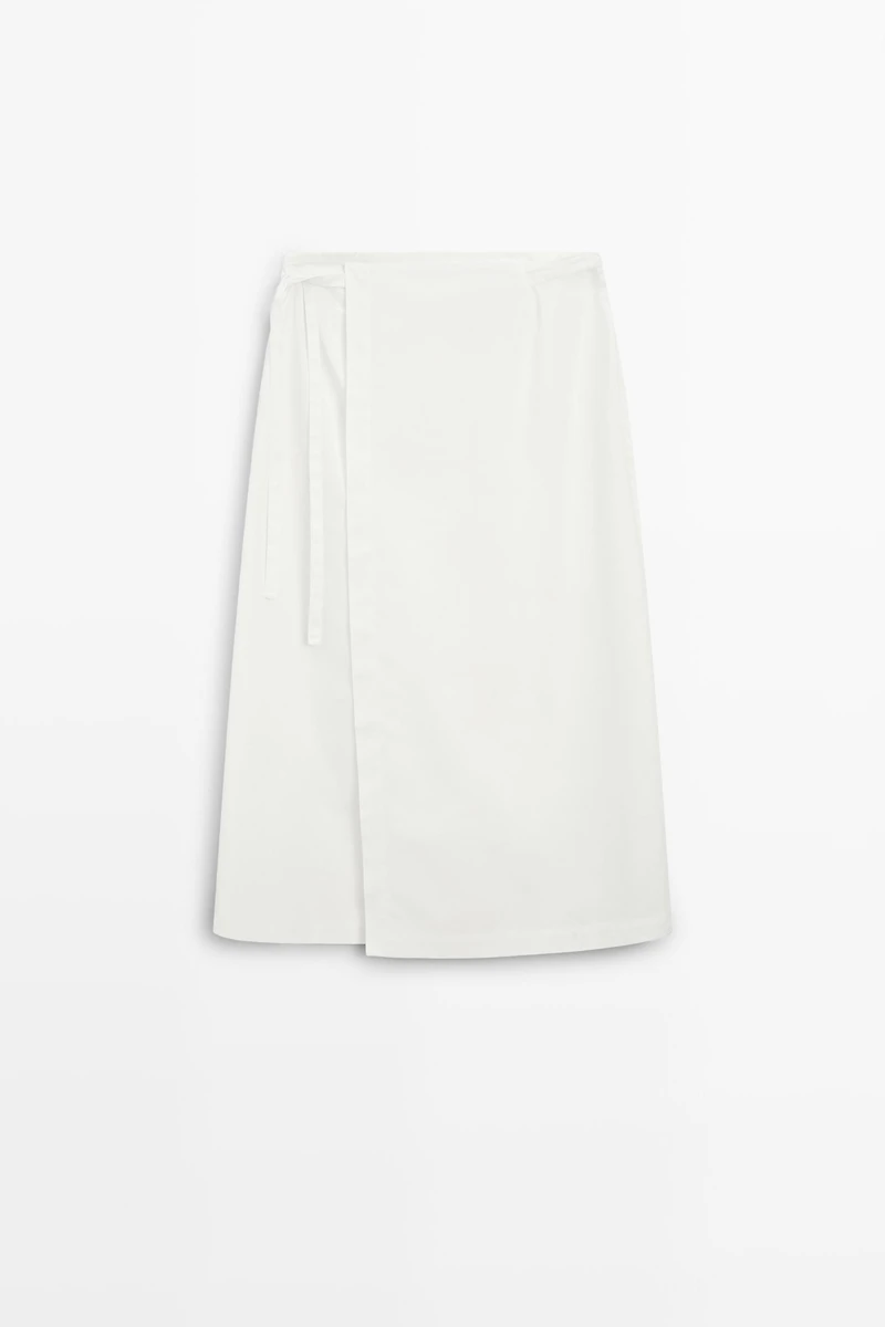 Wrap midi skirt - STUDIO