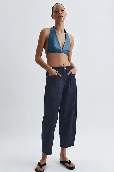 ZW COLLECTION BARREL POCKET DENIM PANTS