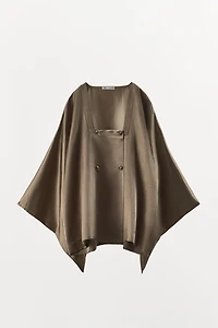 CHEMISE CROISÉE AVEC LIN