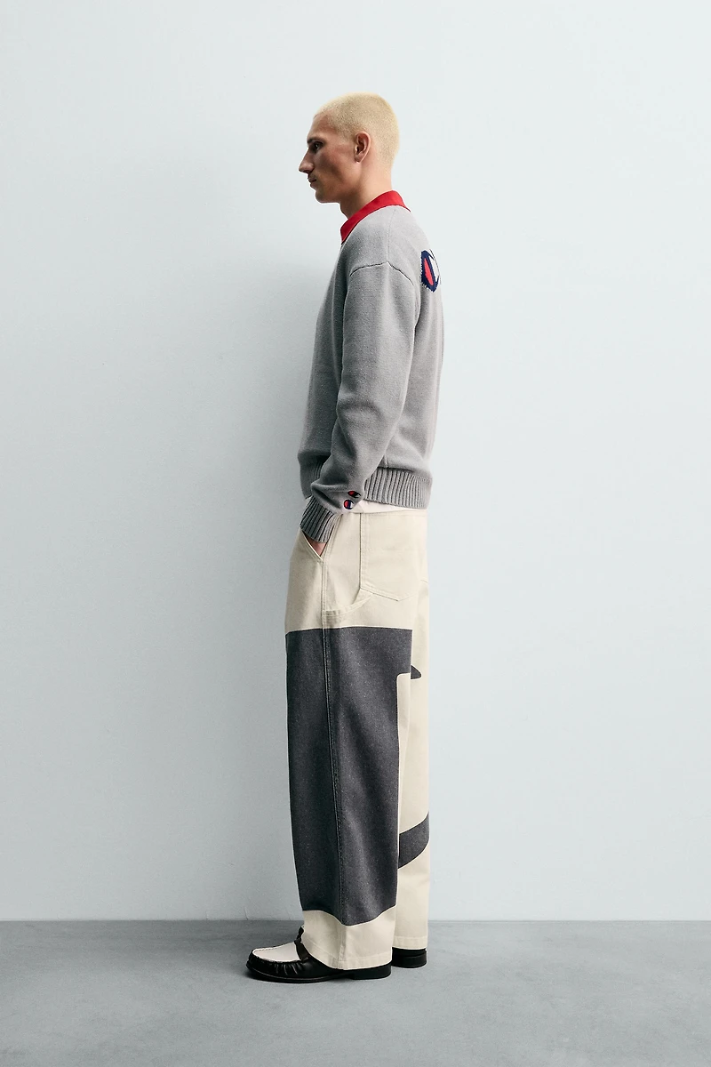 PULL À RAYURES PIÈCES CHAMPION ® X ZARA